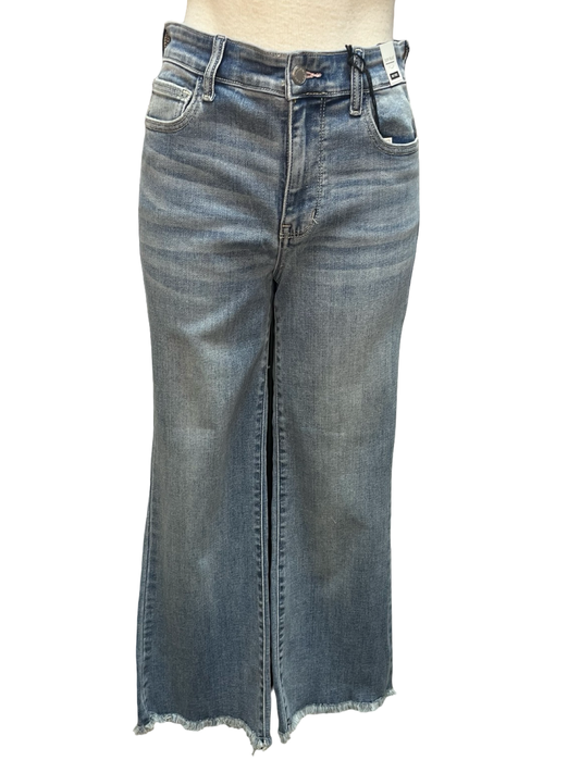 Judy Blue MR Kick Flare with Frayed Hem Jean