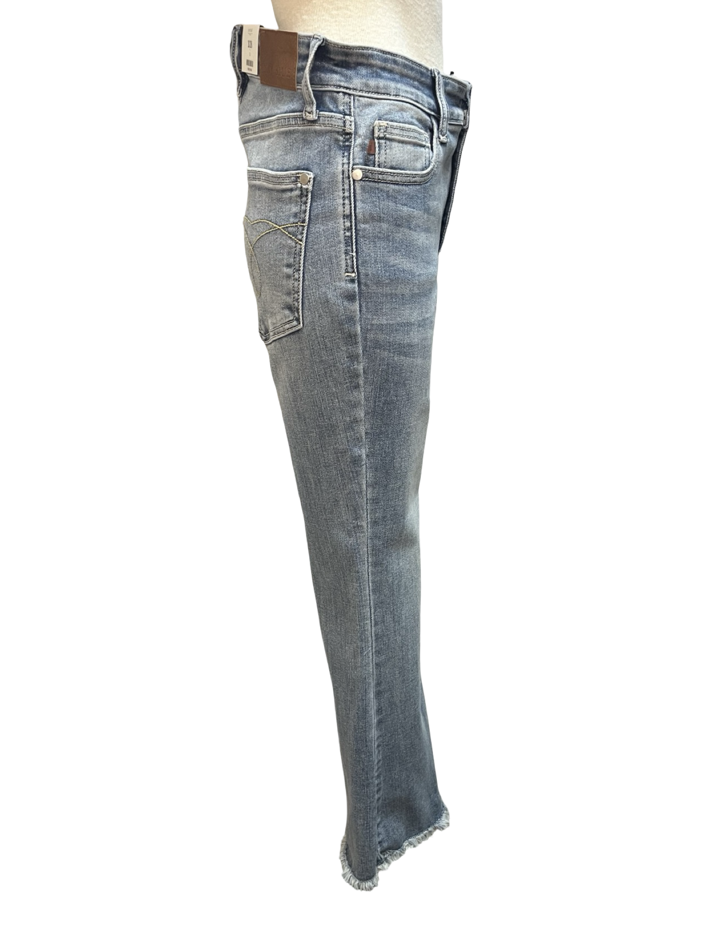 Judy Blue MR Kick Flare with Frayed Hem Jean