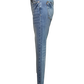 Judy Blue MR Vintage Wash Destroy Hem Kick Flare Jean
