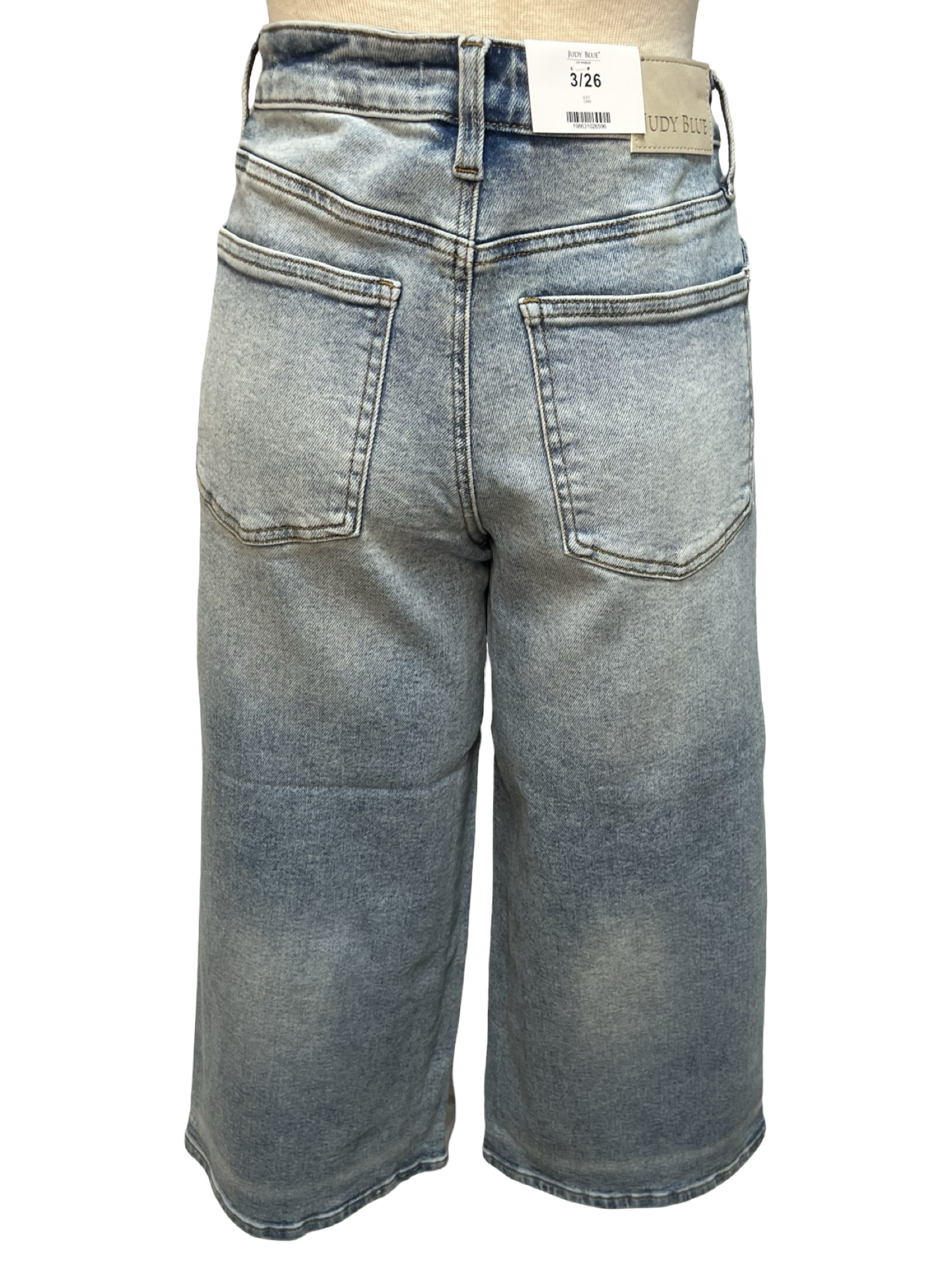 Judy Blue MR Wide Crop Jean