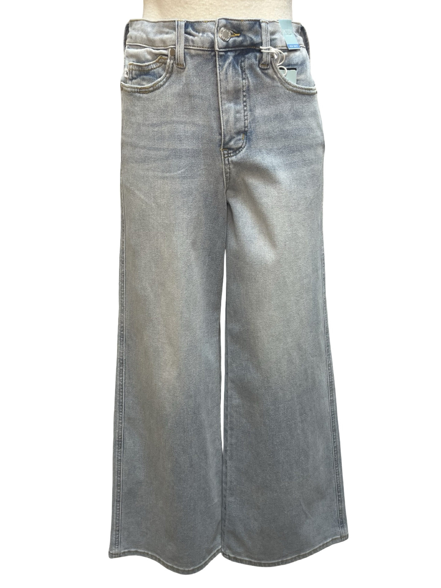 Judy Blue Tummy Control HW Retro Wide Jeans