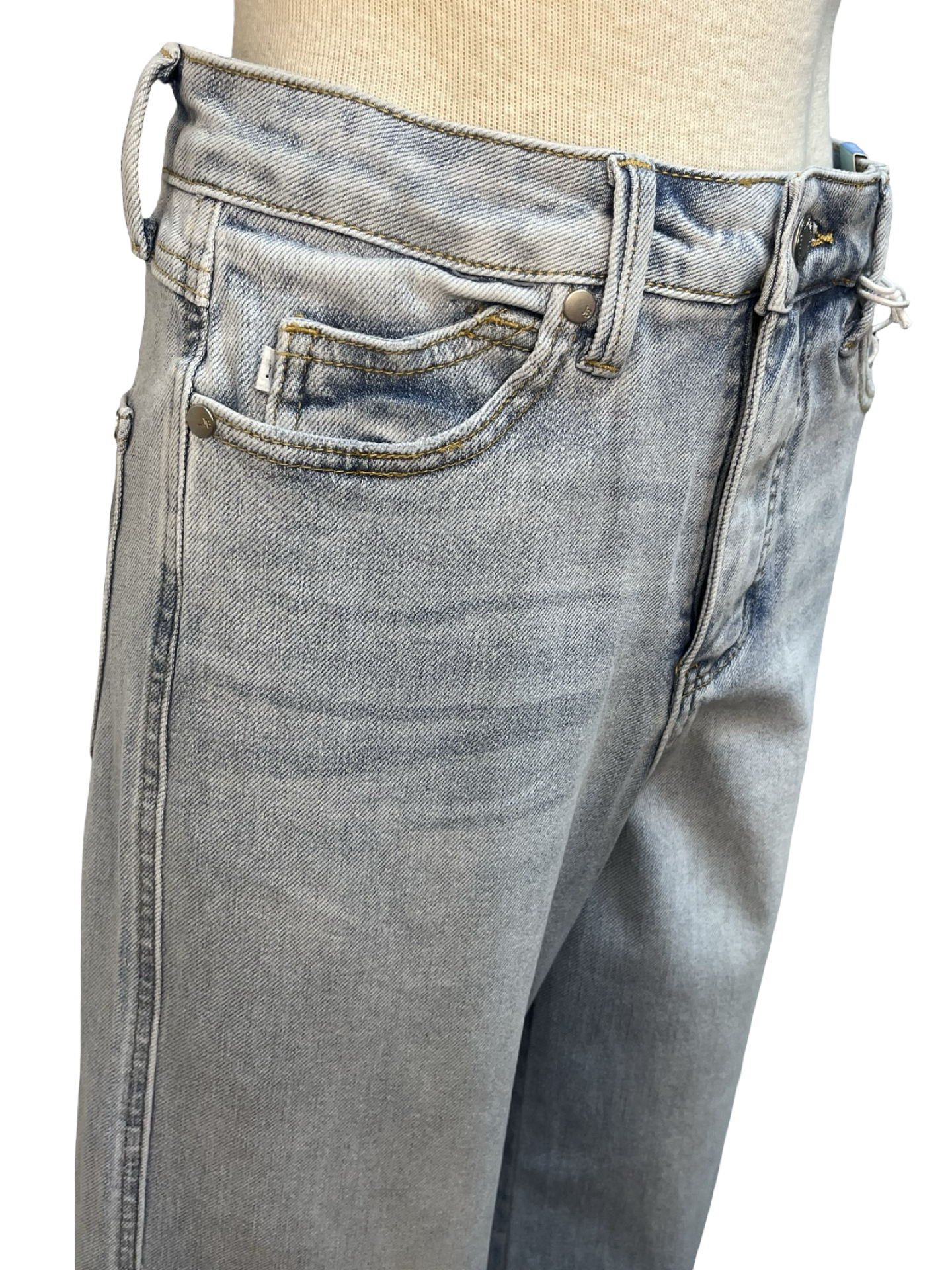 Judy Blue Tummy Control HW Retro Wide Jeans