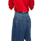 Judy Blue HW Lasso Denim Skirt Medium Stone