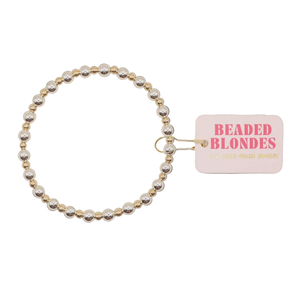 BB Katy Silver with Gold Bracelet Extended