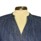 Button Down Denim Mini Dress