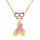 Ballerina Slippers & Bow Necklace