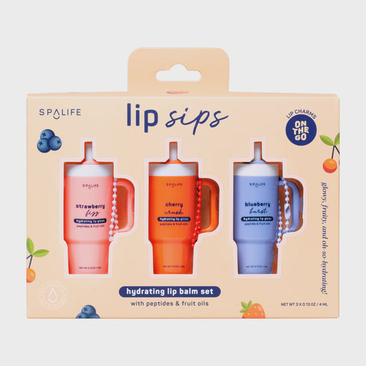 Lip Sips Hydrating Lip Balm Set 3pack