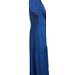 Faux Twist Maxi Dress Blue