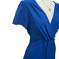 Faux Twist Maxi Dress Blue