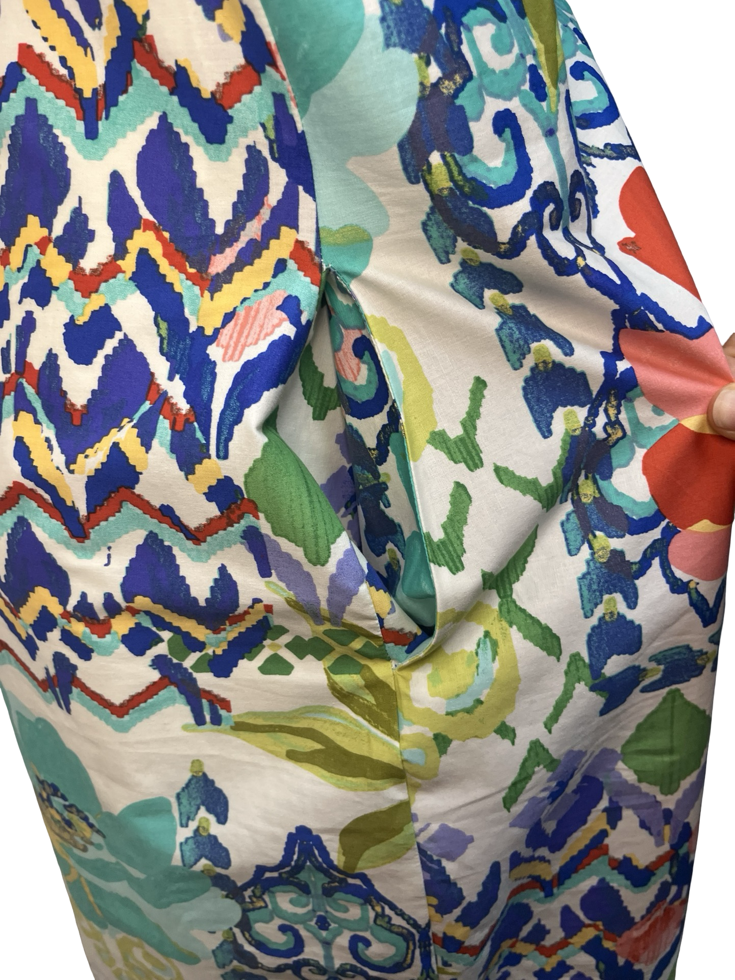 V Neck Short Sleeve Shift Dress