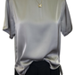 Aline Crew Neck Mix Media Top