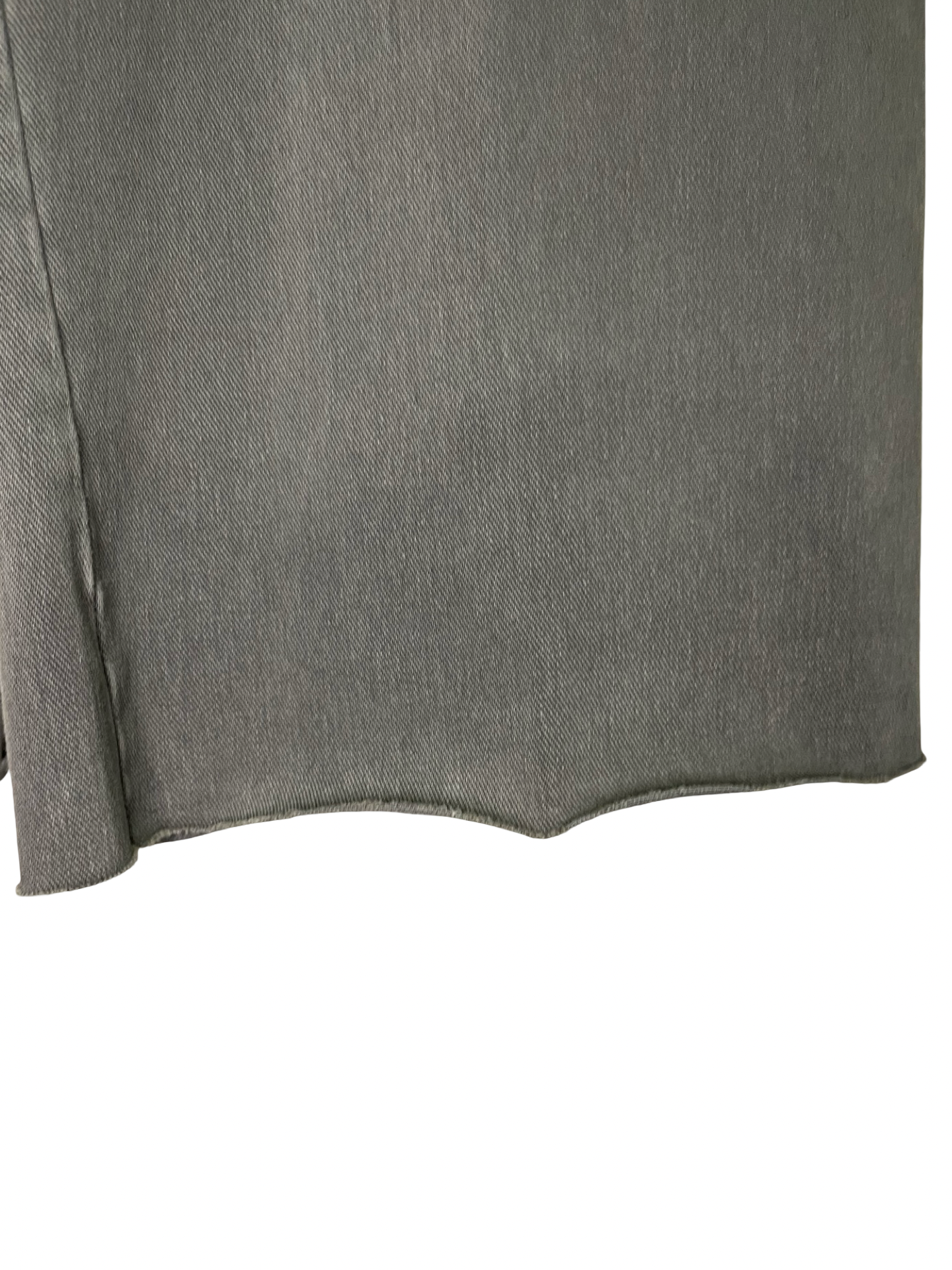 Erin Hi Waist Wide Leg Ponte Antique Wash Charcoal