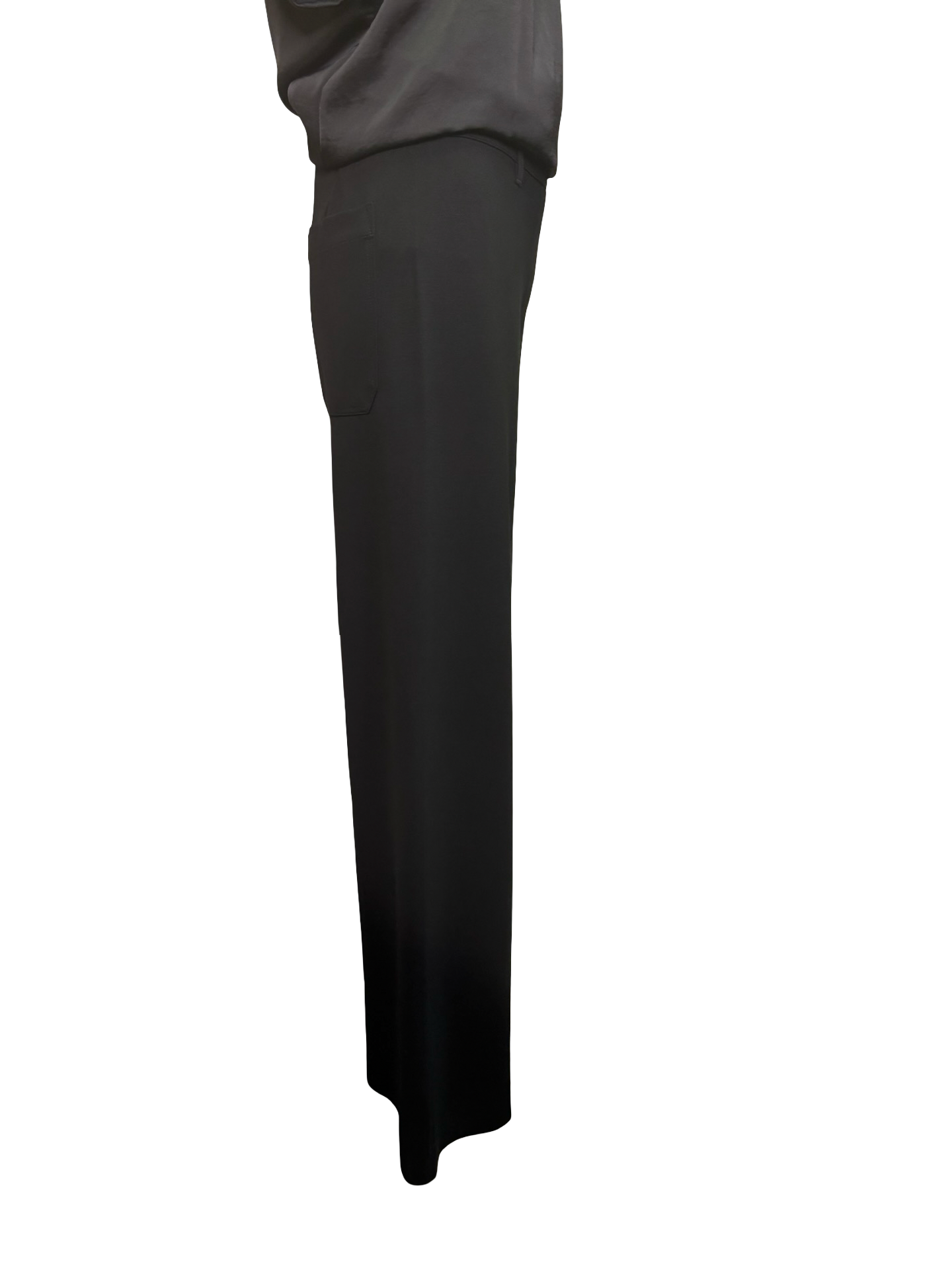 Erin Hi Waist Wide Leg Ponte Black