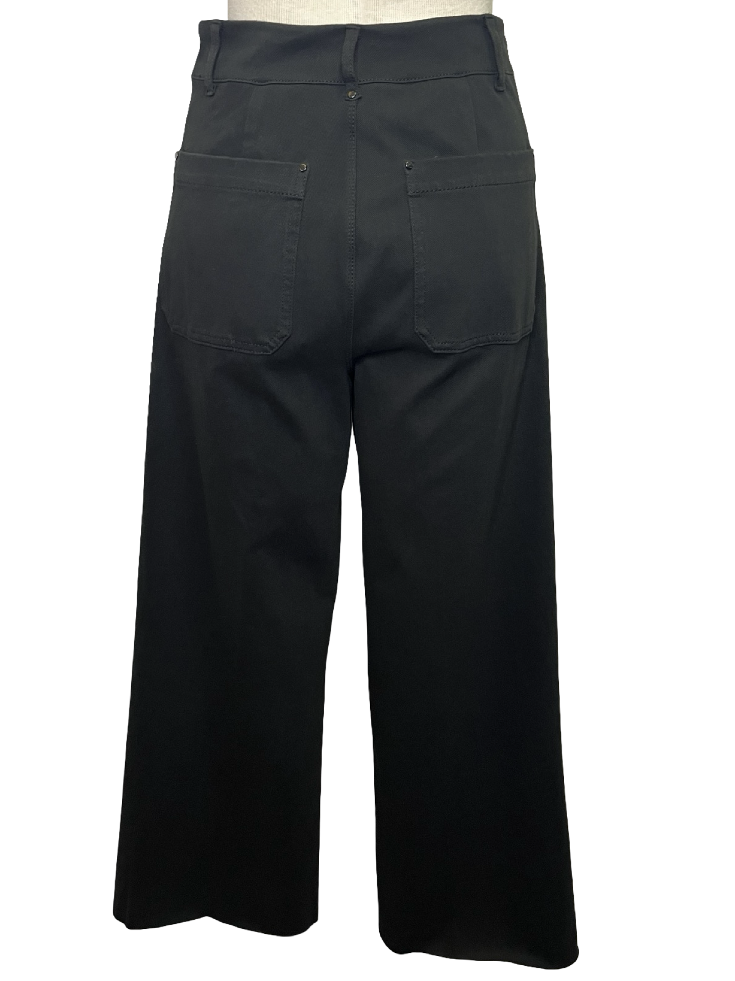 Erin Wide Leg Denim Black