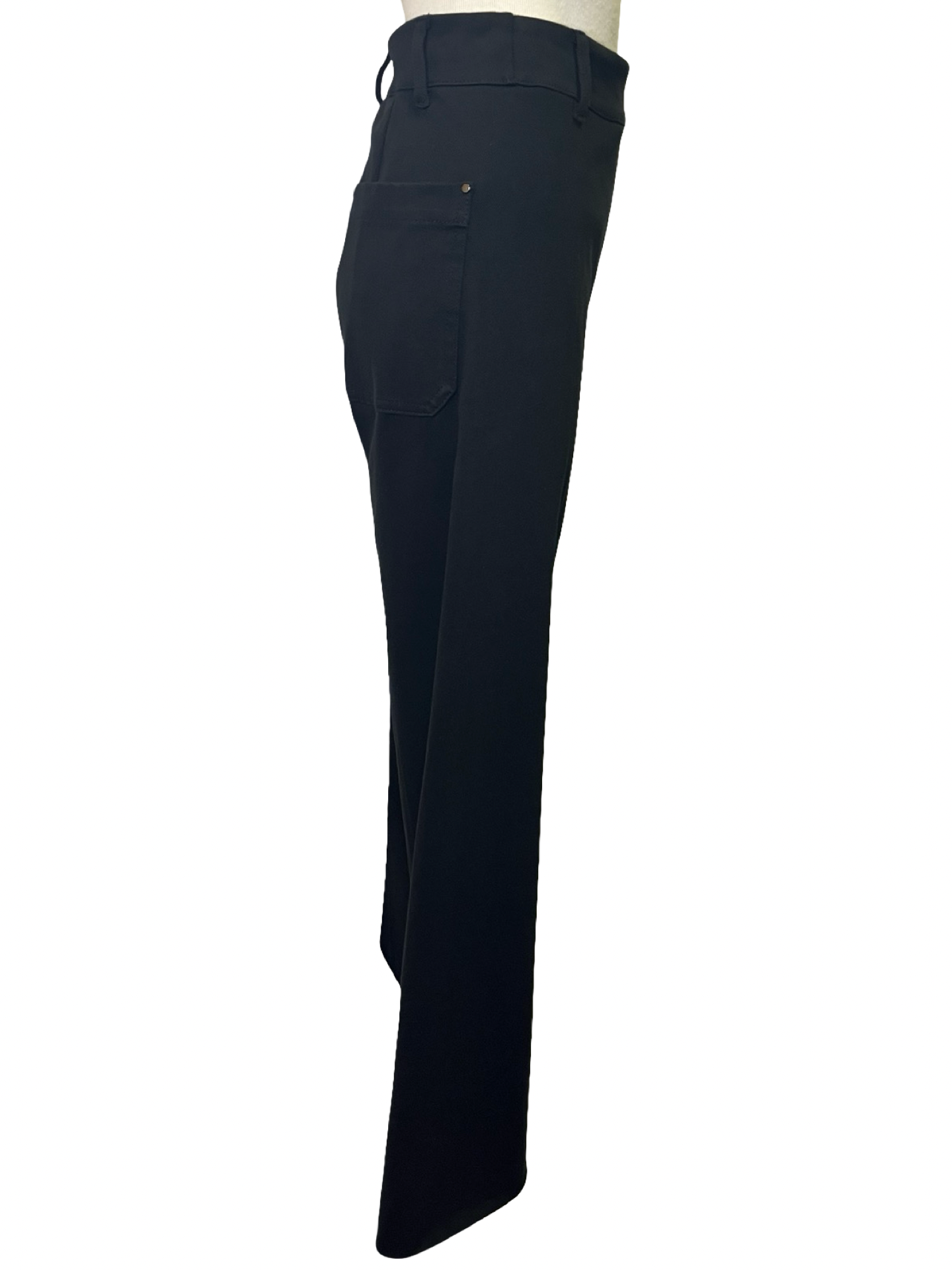 Erin Wide Leg Denim Black