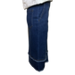 Evelina Fringed Denim Pencil Skirt