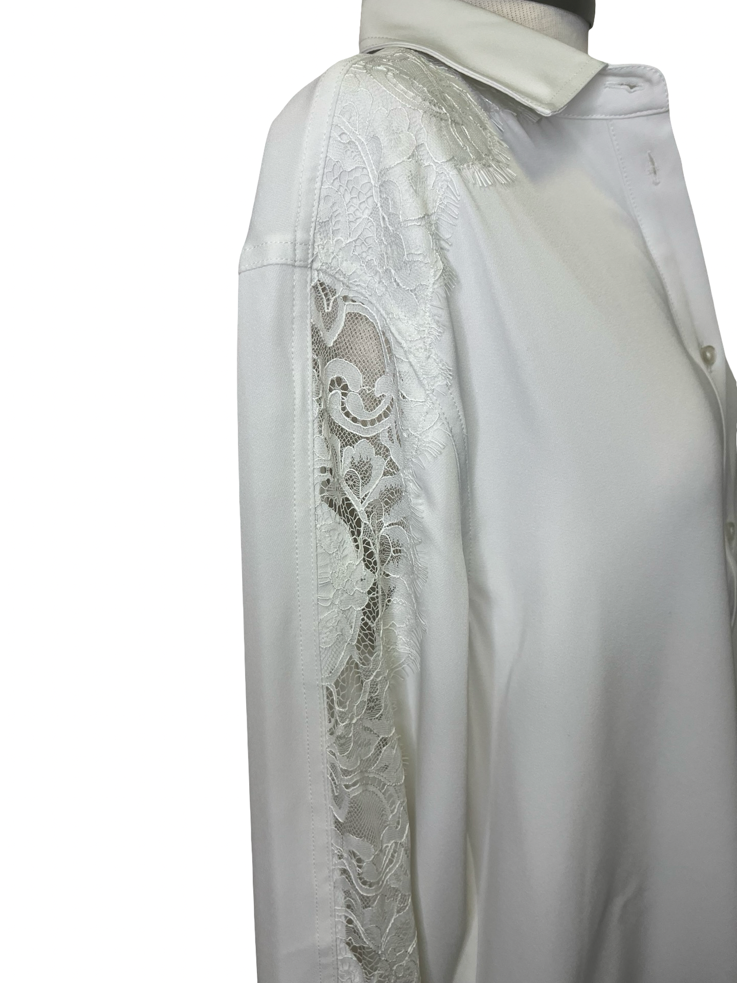 Natasha Lace Trim Shirt