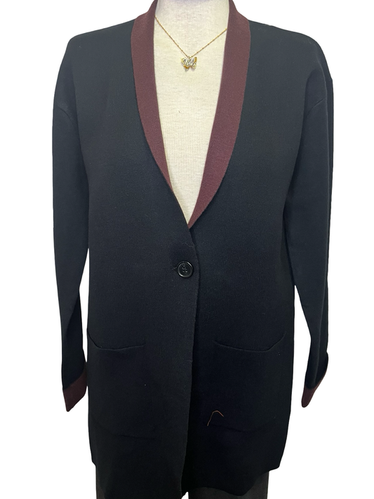 Nicolette Double Face Knit Cardigan