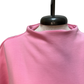 Mock Neck Batwing Sleeve Top Pink