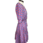 Audra Tiered Dress Blue