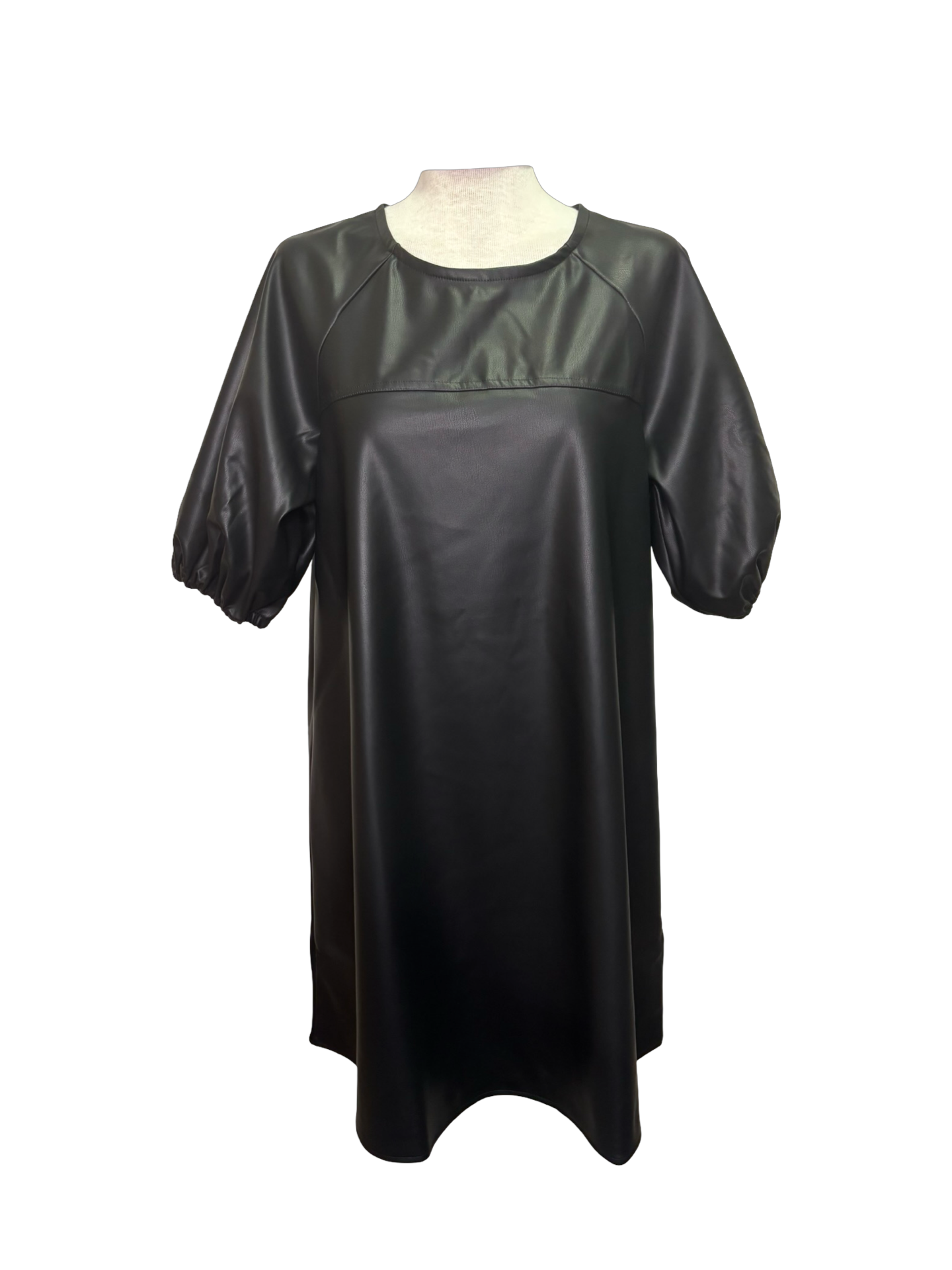 Black Raine Leather Dress