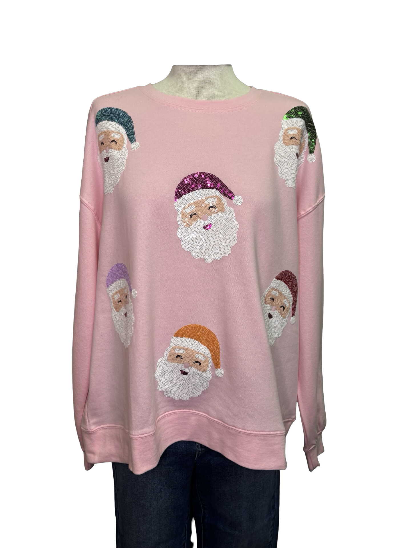 Blush Holiday Sparkle Sweatshirt