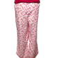 Holiday Pajama Pants Pink Candy Cane