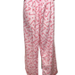 Holiday Pajama Pants Pink Candy Cane