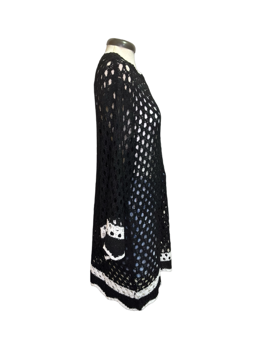 Hooper Crochet Tunic Black One Size