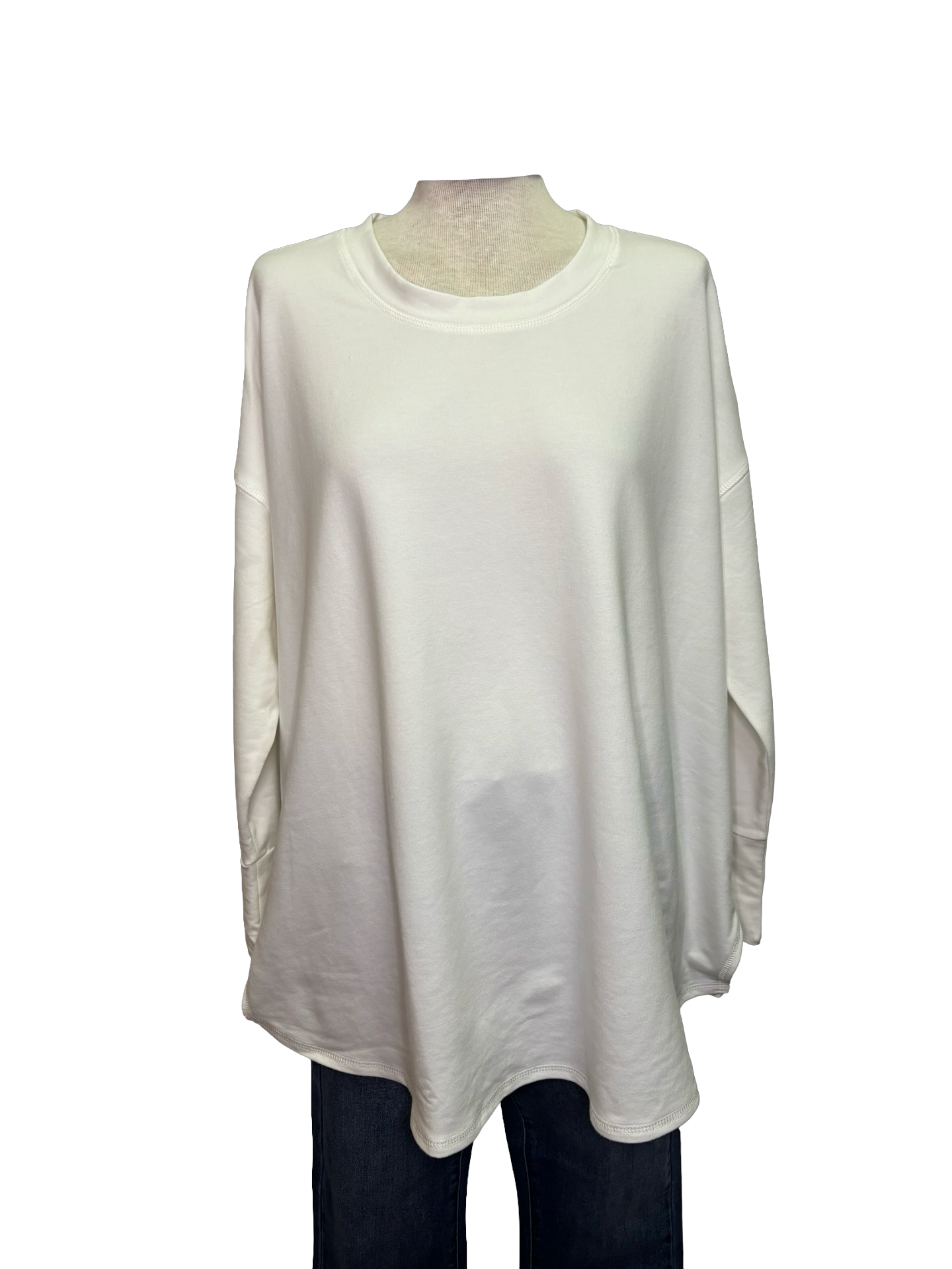 Libba Swing Hem Top Cream