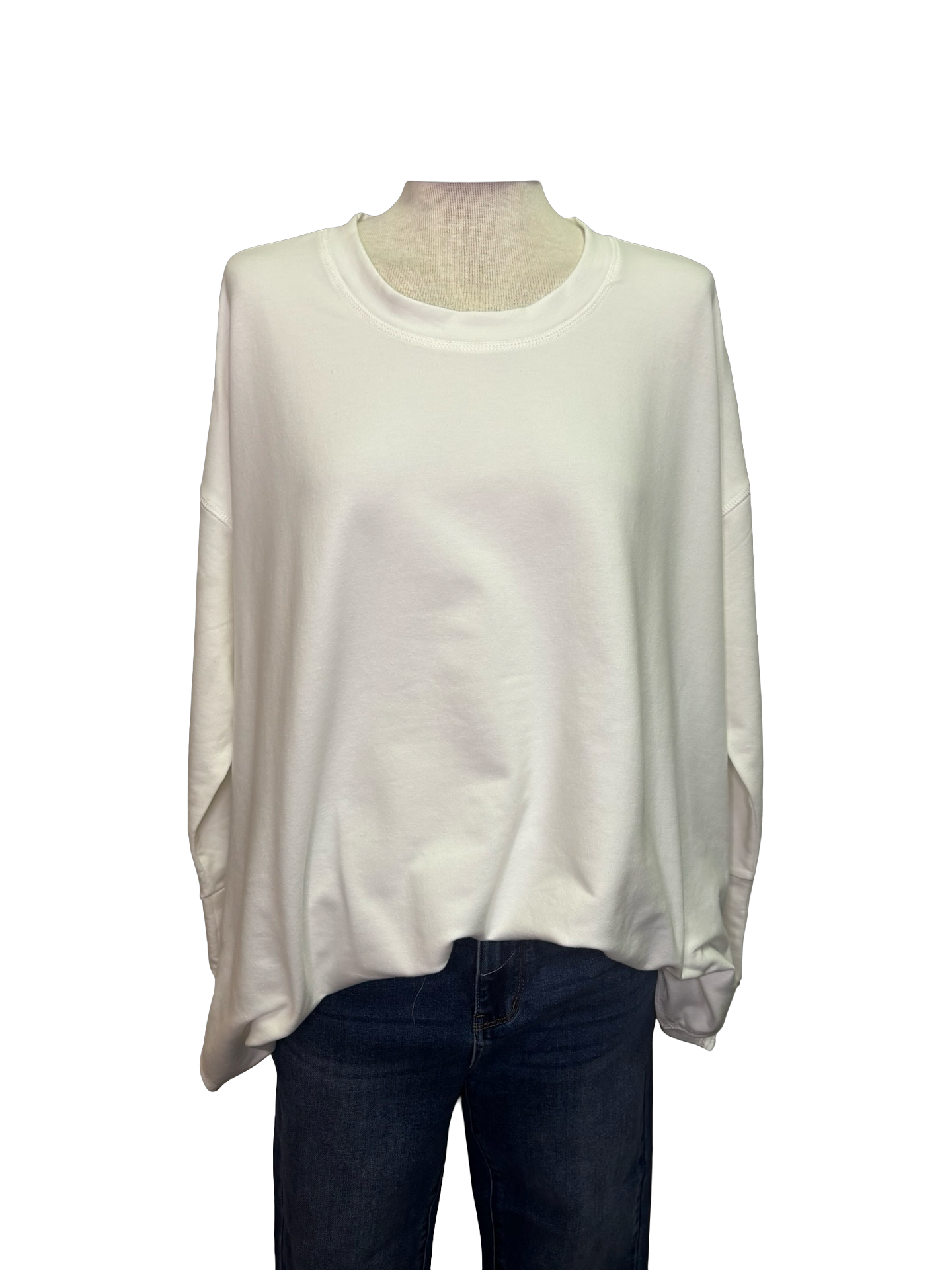 Libba Swing Hem Top Cream