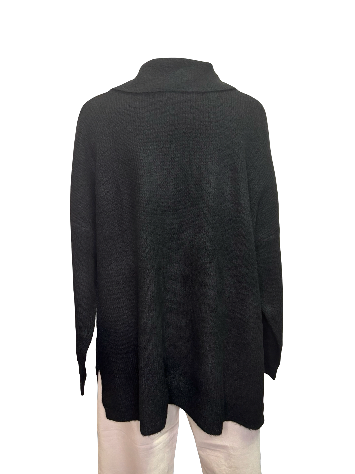 Noa Collared Sweater Black One Size