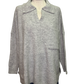 Noa Collared Sweater Gray One Size