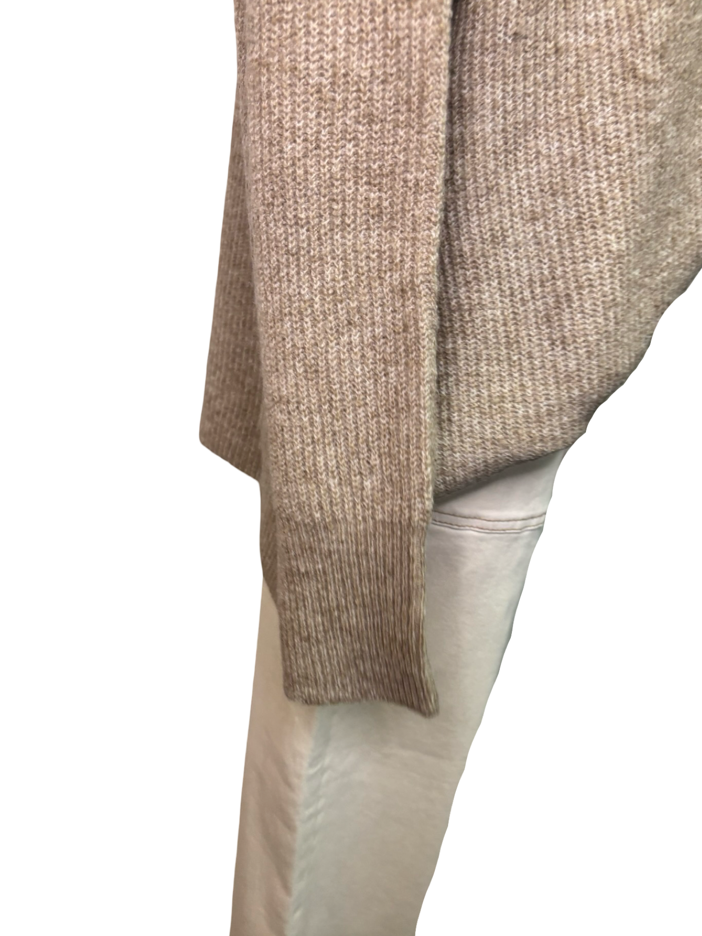 Noa Collared Sweater Tan One Size