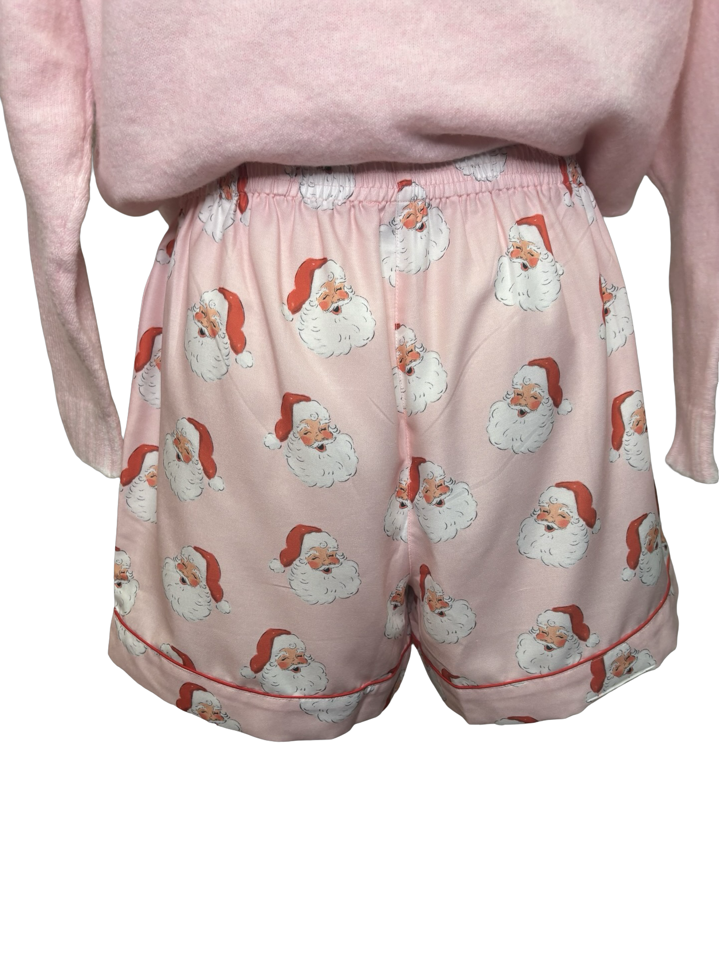 Santa Holiday Pajama Shorts