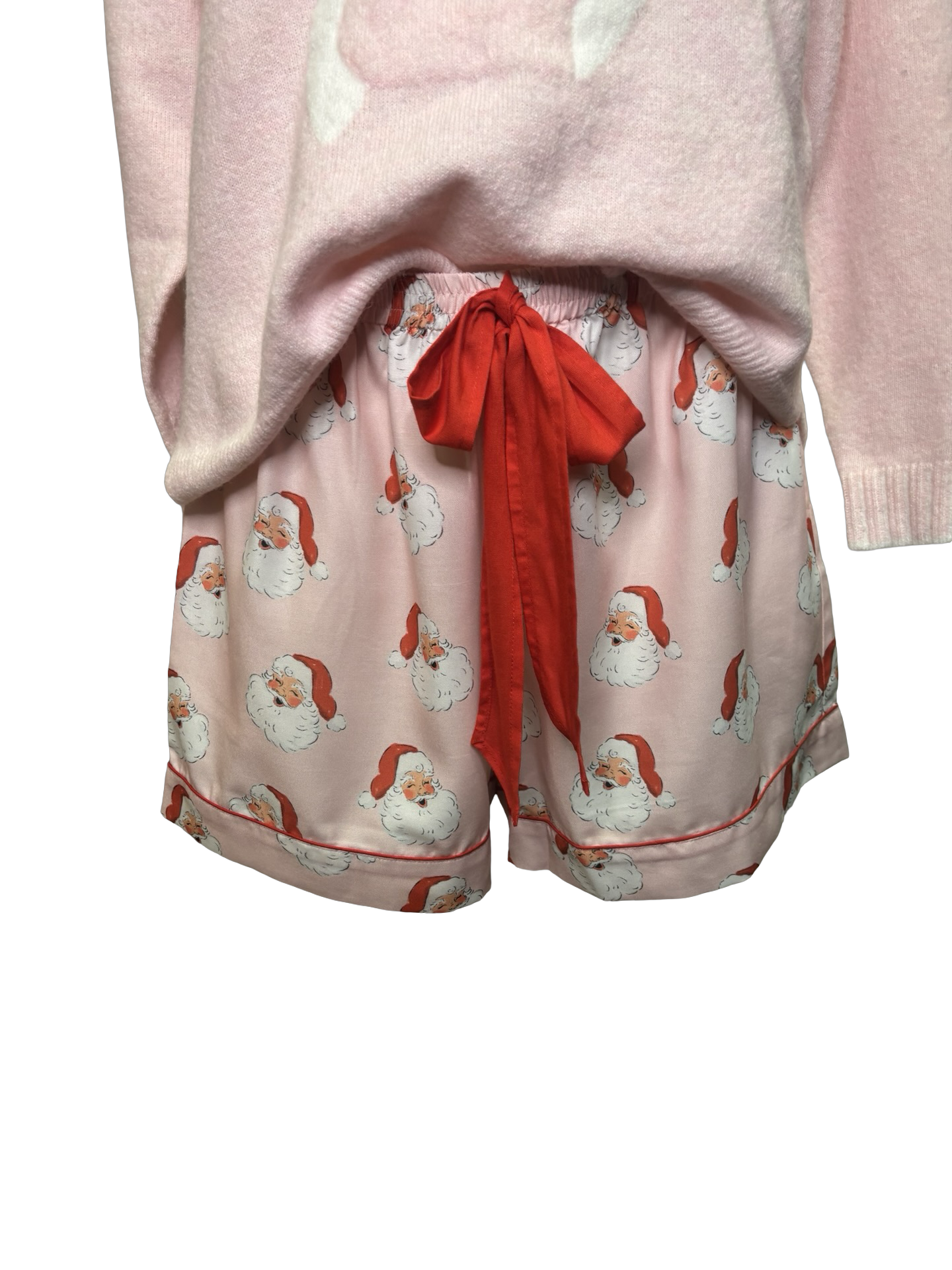 Santa Holiday Pajama Shorts