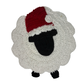Sheep Christmas Crochet Trivet