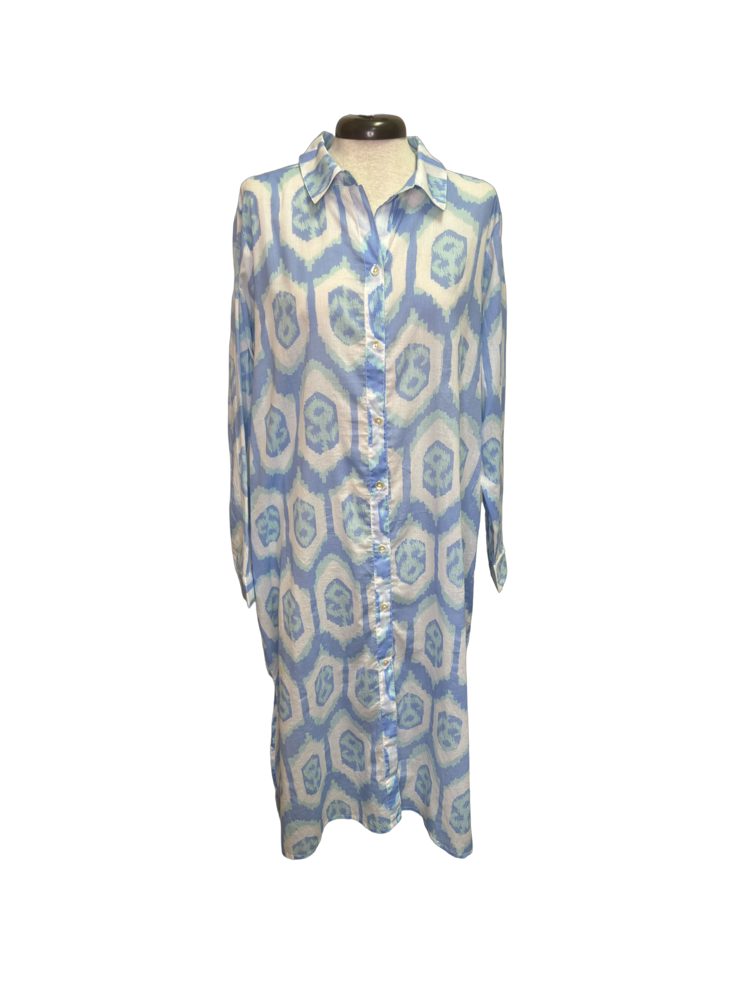Sherri Caftan Blue One Size