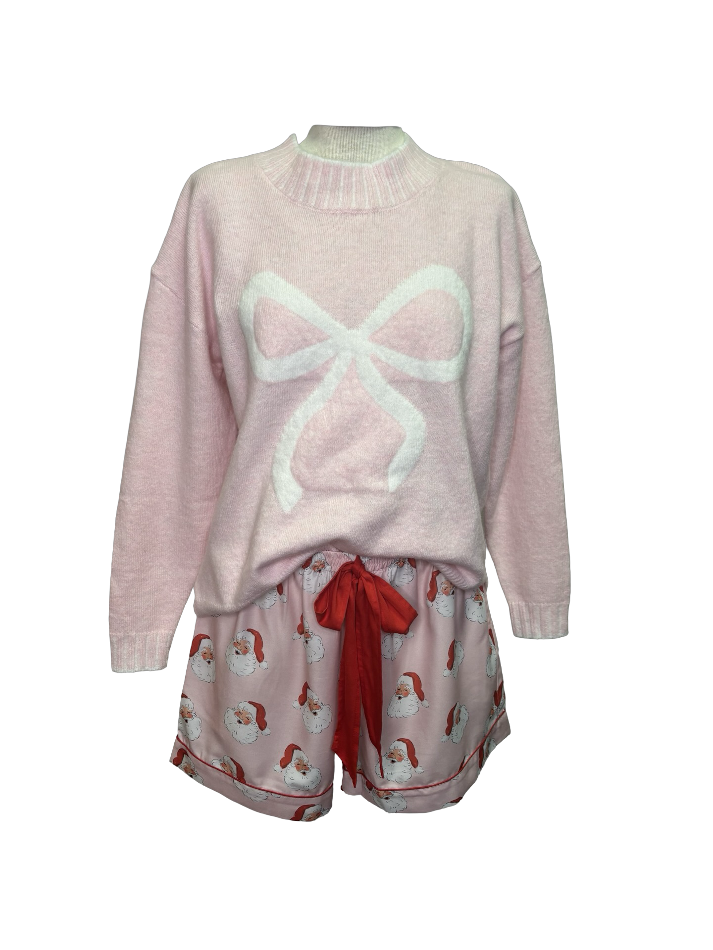 Wilder Bow Sweater Blush