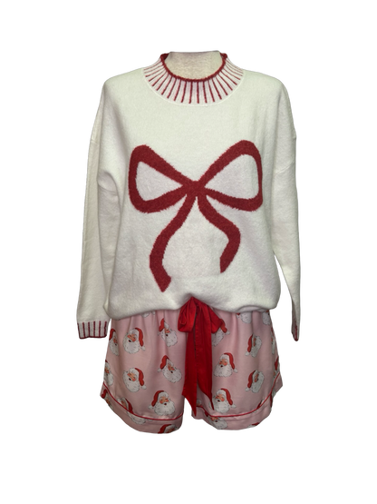 Wilder Bow Sweater White