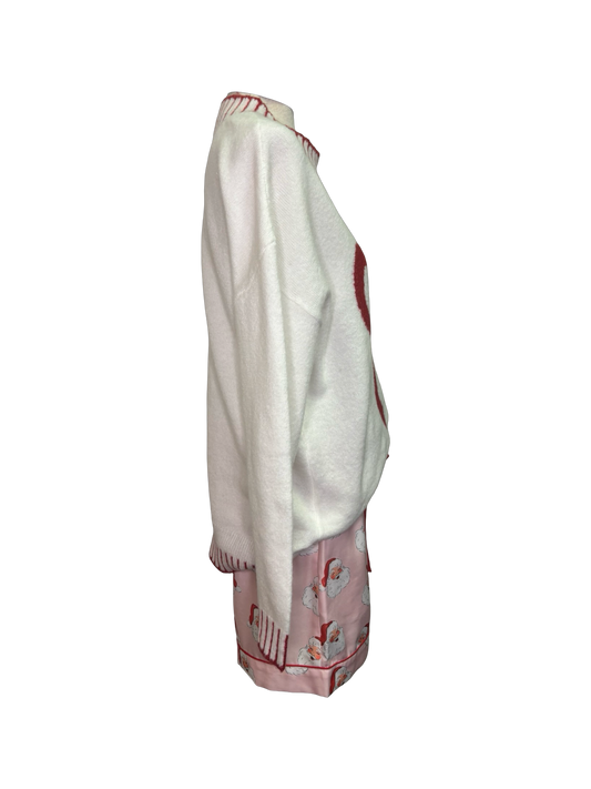 Wilder Bow Sweater White