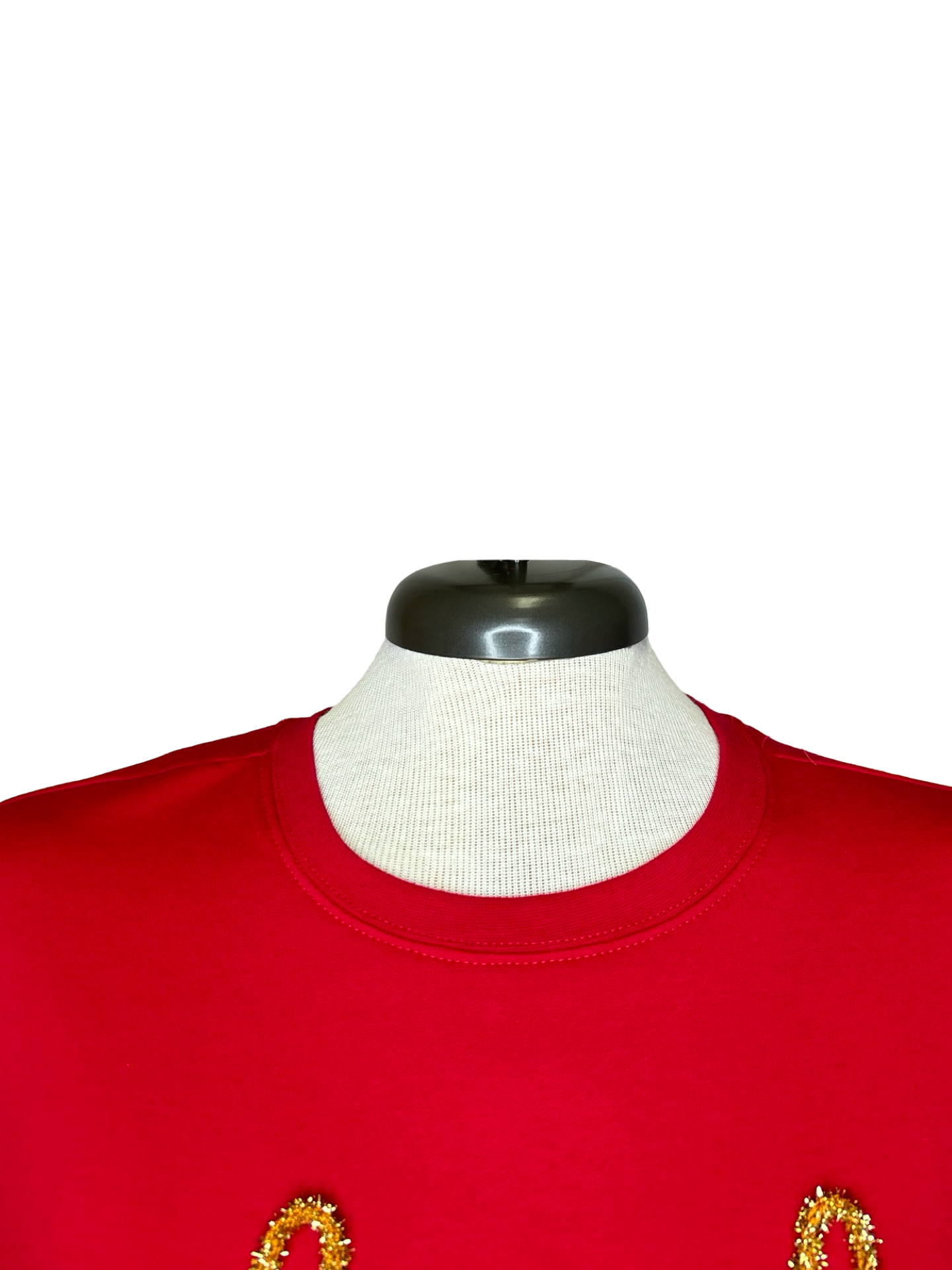 Holiday Sparkle Sweatshirt Red Sleigh All Day