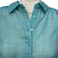 Short Sleeve Popover Blouse Emerald
