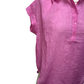 Short Sleeve Popover Blouse Hot Pink