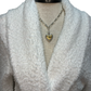Bundle up Boucle Ivory Robe