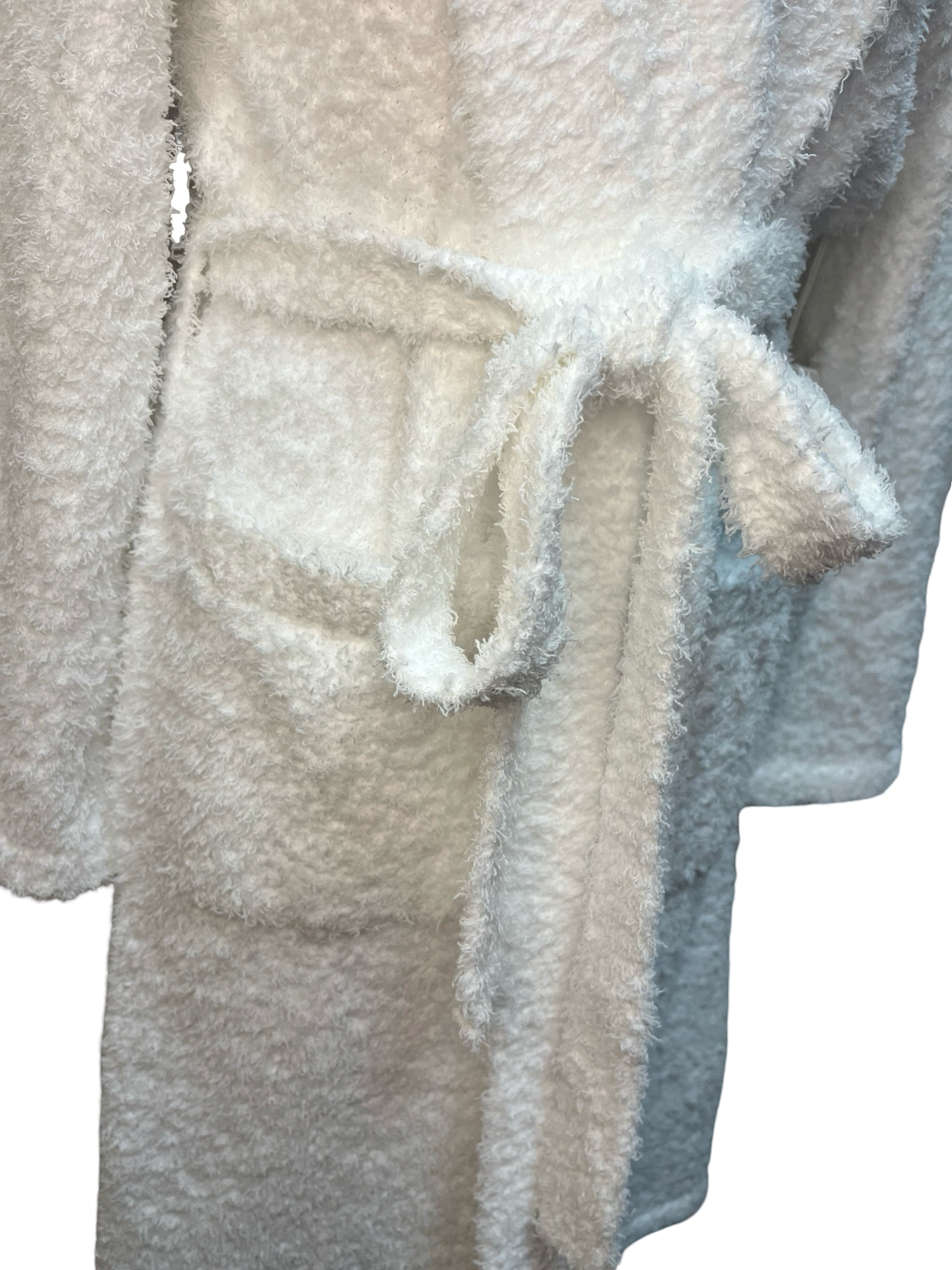 Bundle up Boucle Ivory Robe