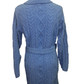 Chenille Cable Knit Robe Sea