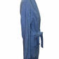 Chenille Cable Knit Robe Sea