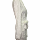 Chenille Cozy Cable Shawl Collar Robe Ivory