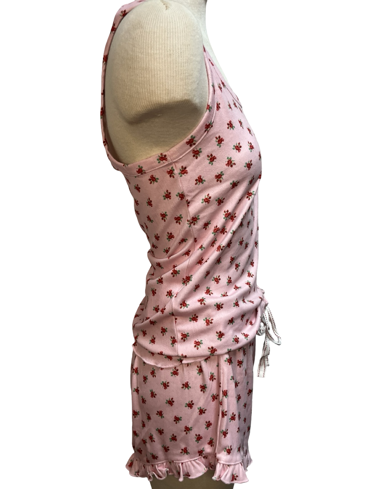 Crazy for the Holidays Ditsy Floral Print Short PJ Set